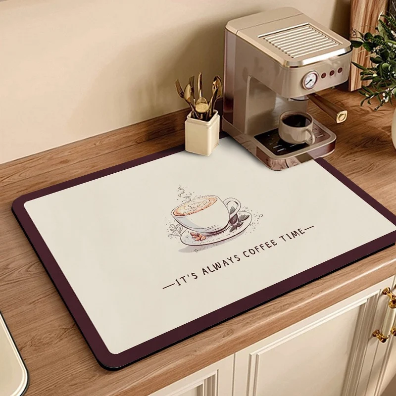 Coffee-Themed Kitchen Mat Stornfield