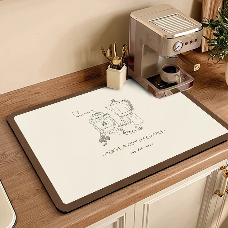 Coffee-Themed Kitchen Mat Stornfield