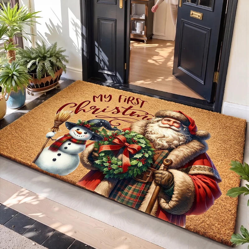 Christmas-Themed Welcome Mat Stornfield