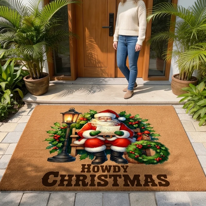 Christmas-Themed Welcome Mat Stornfield