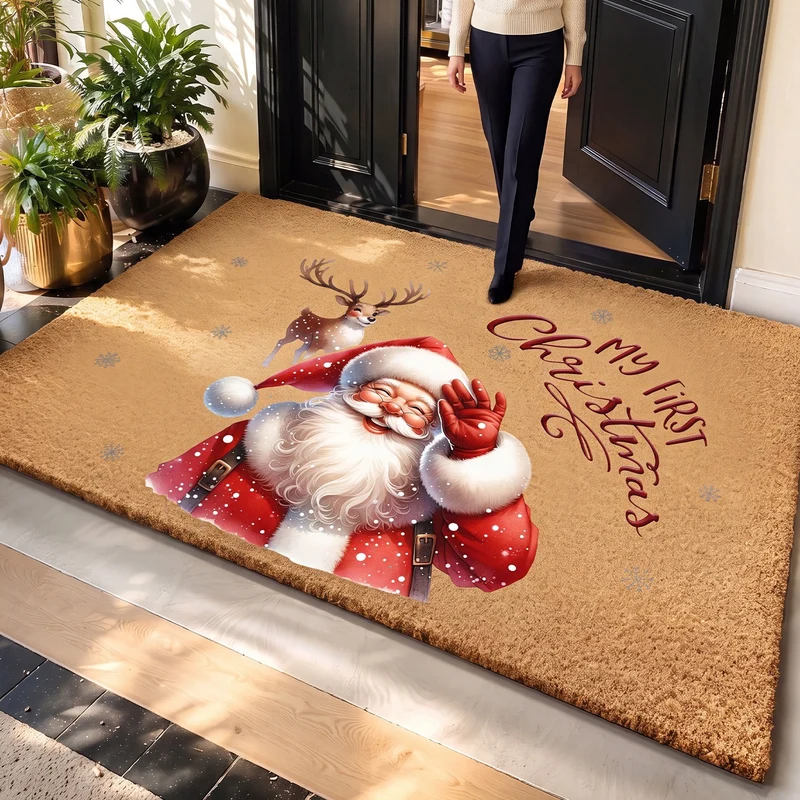 Christmas-Themed Welcome Mat Stornfield