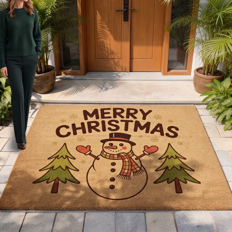 Christmas-Themed Welcome Mat Stornfield