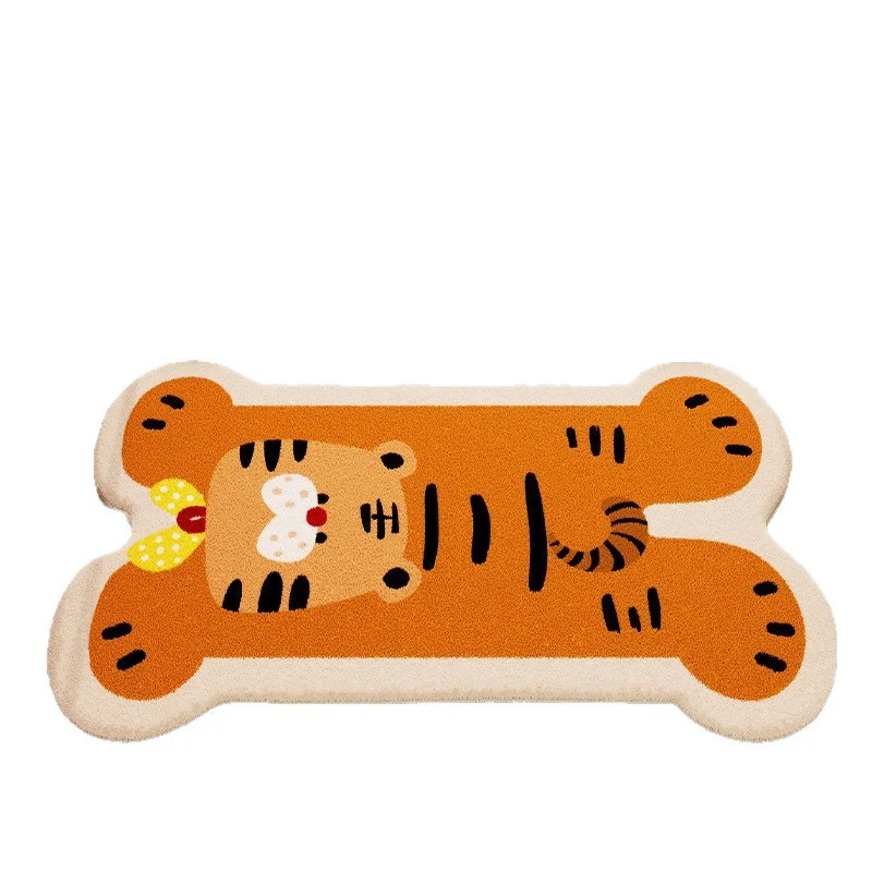 Cat-Themed Plush Bath Mat Stornfield
