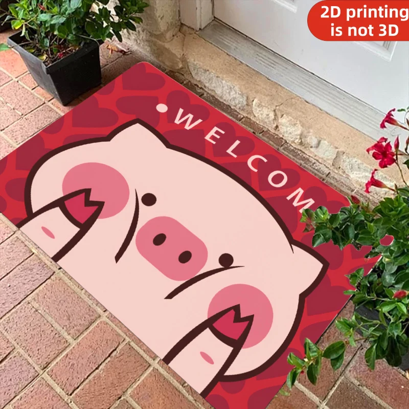 Cat-Themed Decorative Doormat Stornfield