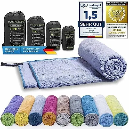 Mikrofaser Reisehandtuch 80x40 cm - Kompaktes Sporthandtuch