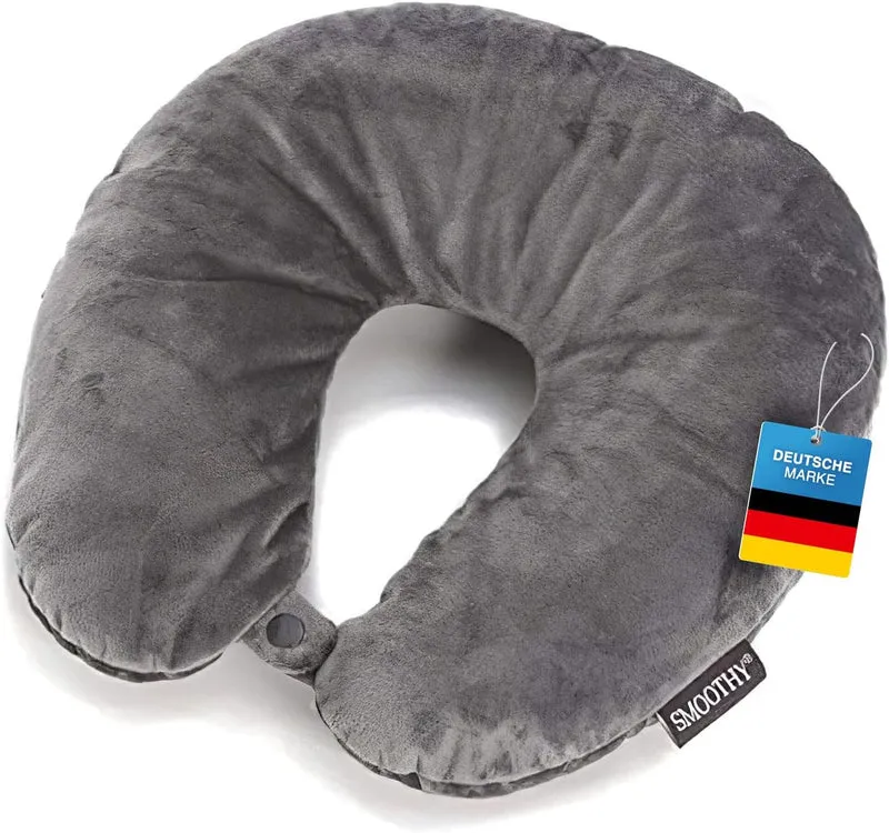 Smoothy Nackenkissen mit EPS-Perlen - Ergonomisches Reisekissen