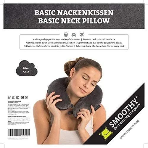 Smoothy Nackenkissen mit EPS-Perlen - Ergonomisches Reisekissen