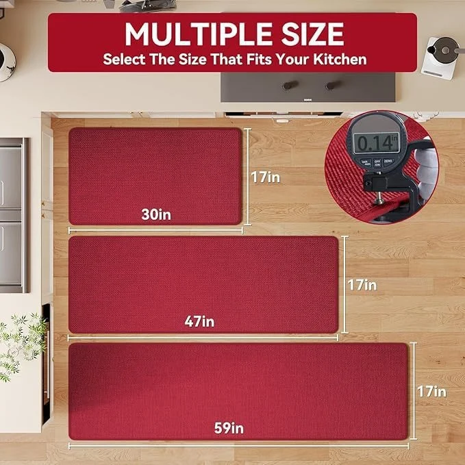 Kitchen Comfort Anti-Fatigue Mat Stornfield
