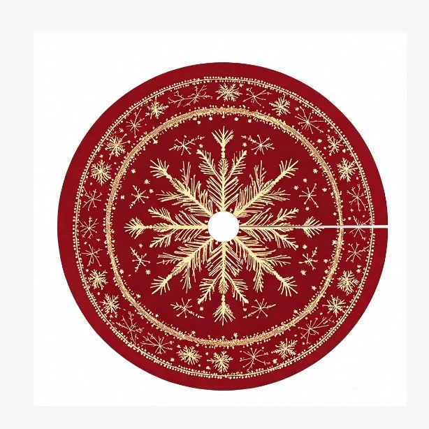 Holiday-Themed Round Floor Mat Stornfield