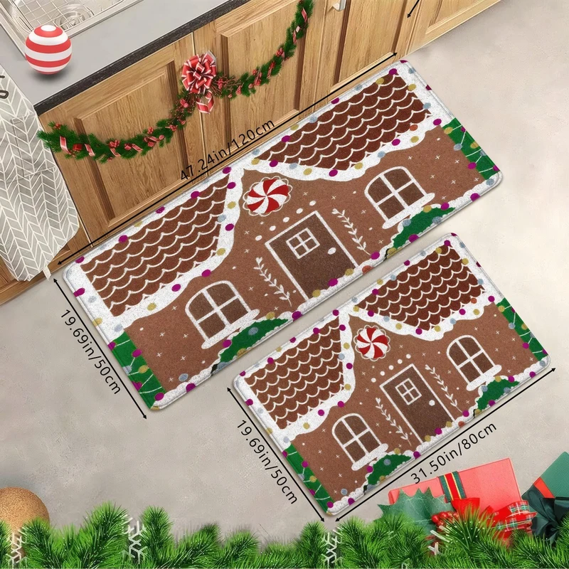 Holiday-Themed Long Indoor Runner Mat Stornfield