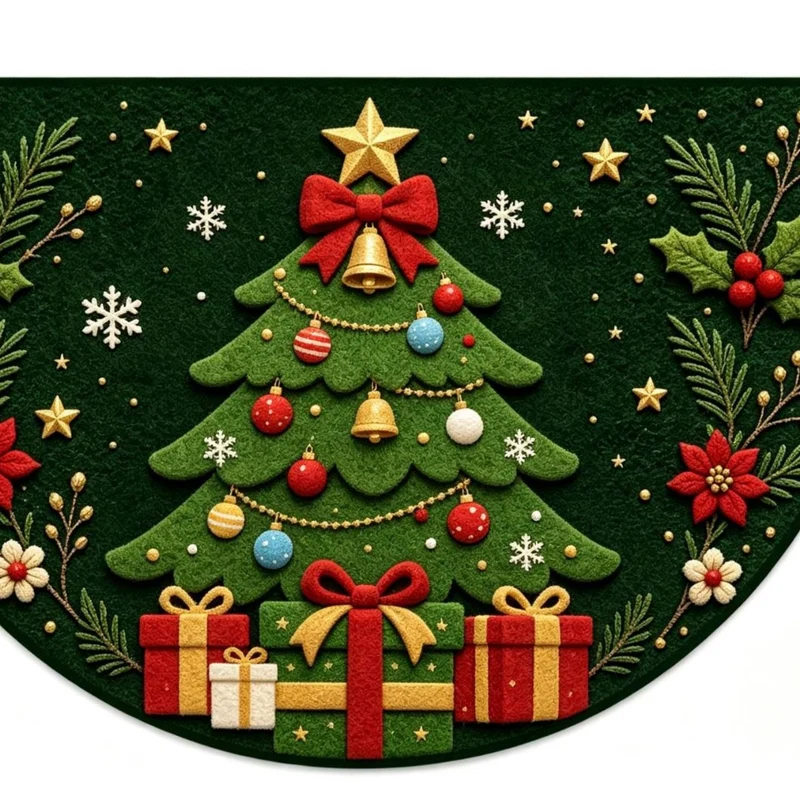 Holiday-Themed Decorative Area Mat Stornfield