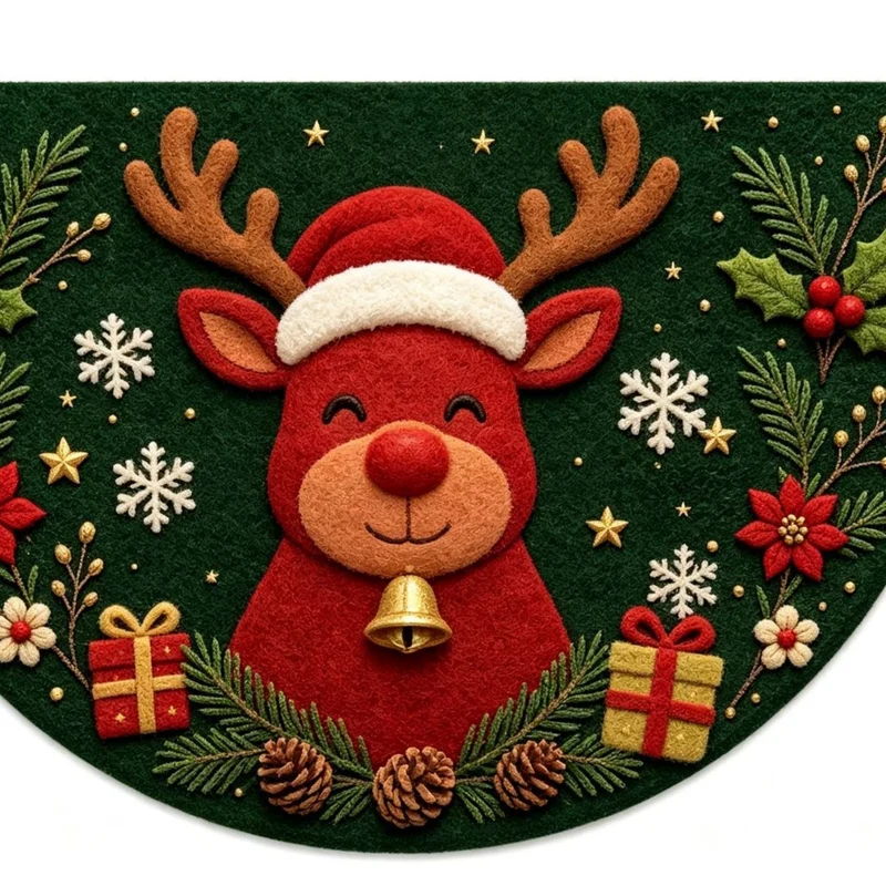 Holiday-Themed Decorative Area Mat Stornfield
