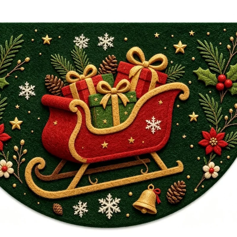 Holiday-Themed Decorative Area Mat Stornfield