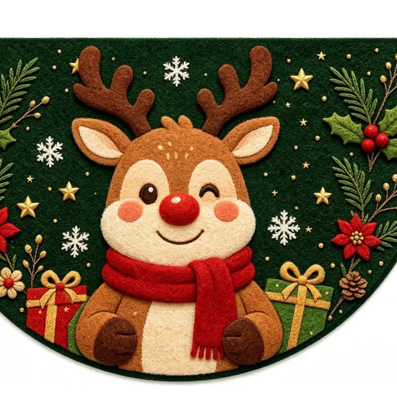 Holiday-Themed Decorative Area Mat Stornfield