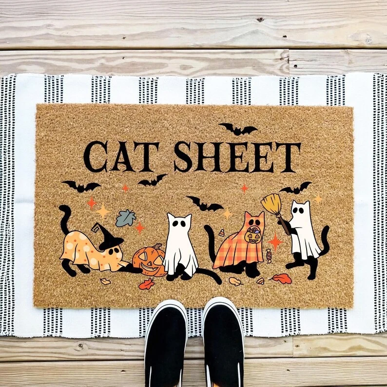 Halloween-Themed Welcome Mat Stornfield
