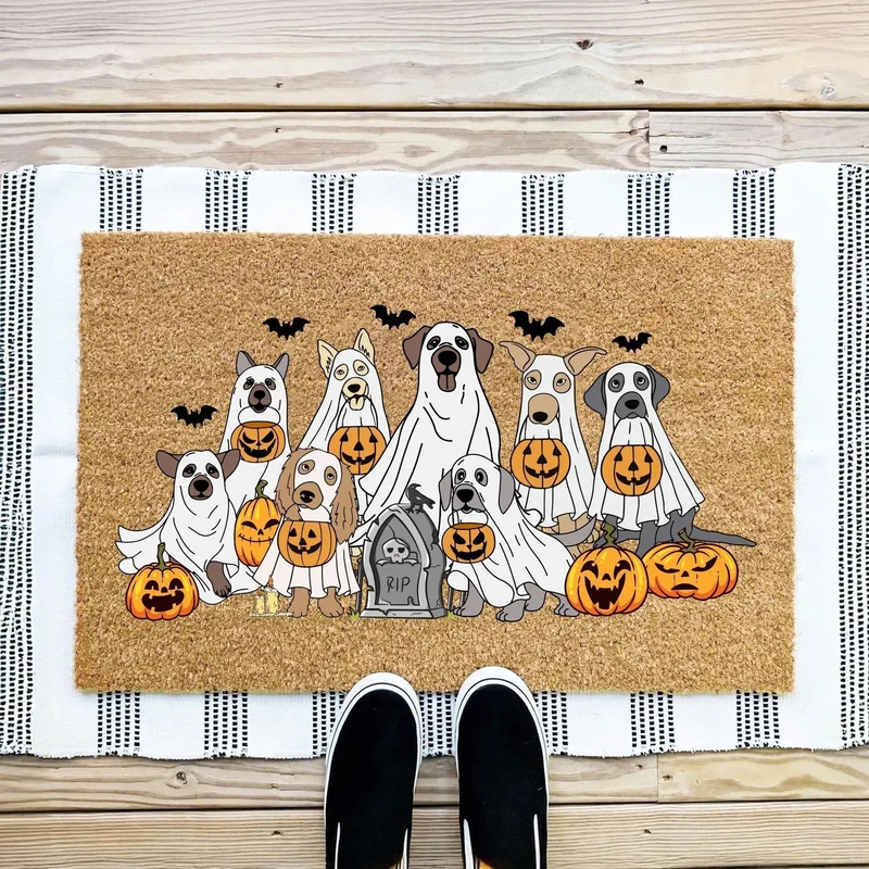 Halloween-Themed Welcome Mat Stornfield