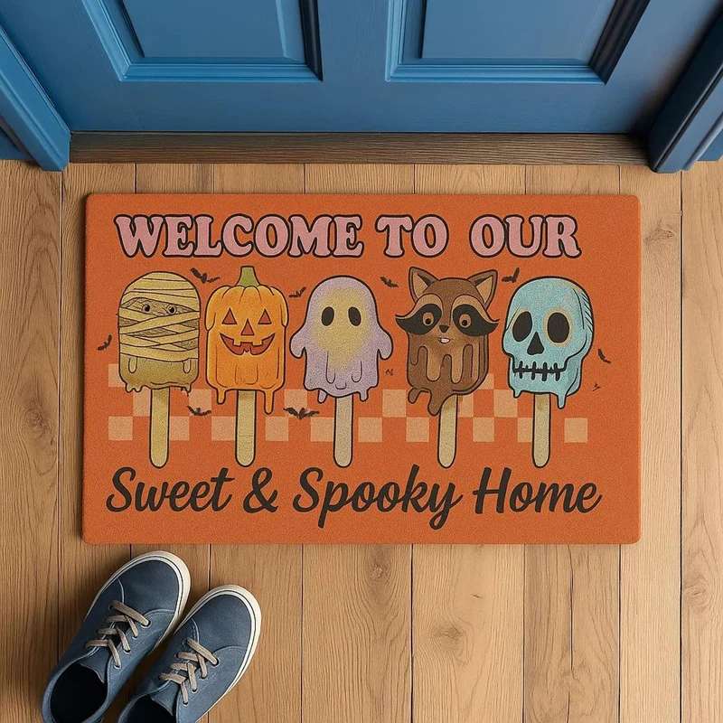 Halloween-Themed Welcome Mat Stornfield