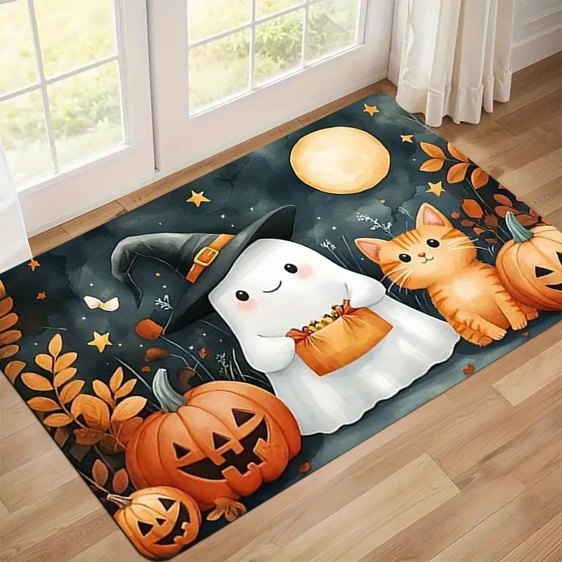 Halloween-Themed Decorative Entrance Mat Stornfield