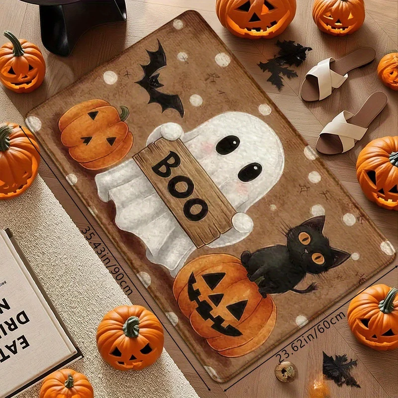 Halloween-Themed Decorative Entrance Mat Stornfield