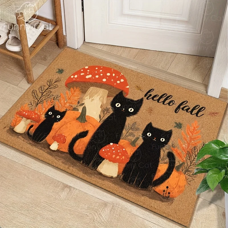 Halloween-Themed Decorative Entrance Mat Stornfield