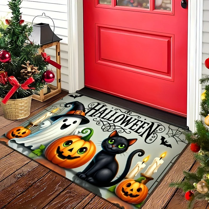 Halloween-Themed Decorative Entrance Mat Stornfield