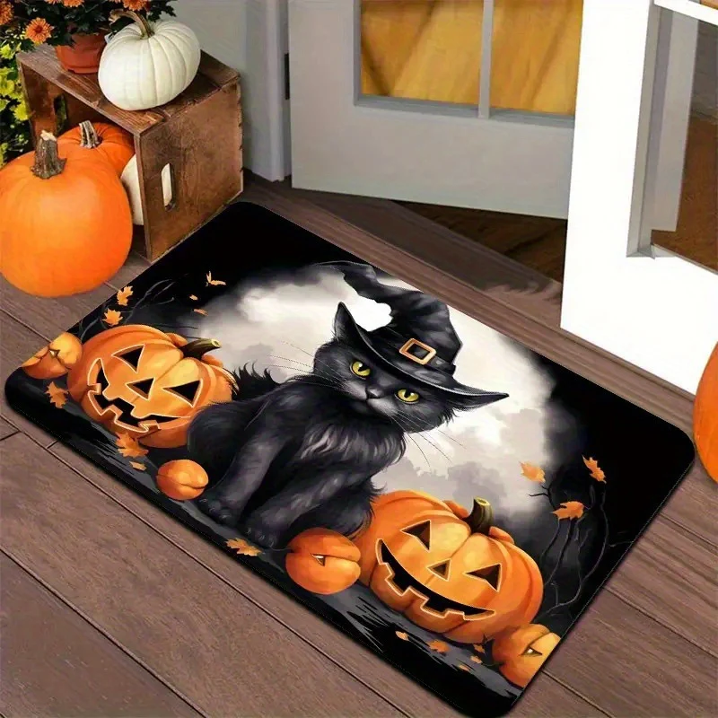 Halloween-Themed Decorative Entrance Mat Stornfield