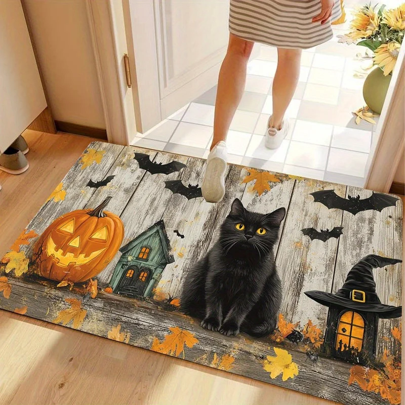 Halloween-Themed Decorative Entrance Mat Stornfield