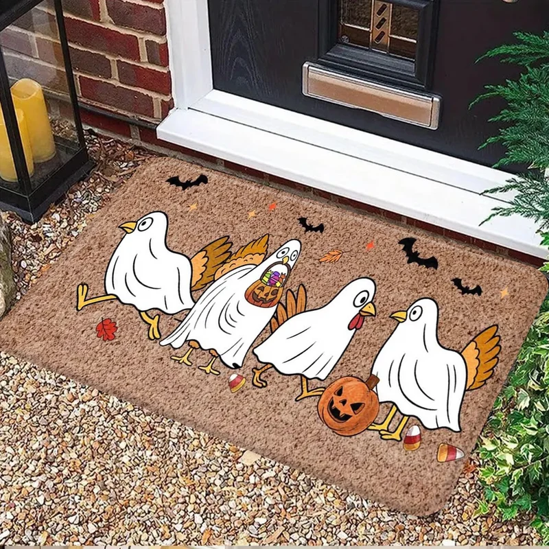 Halloween-Themed Decorative Doormat Stornfield