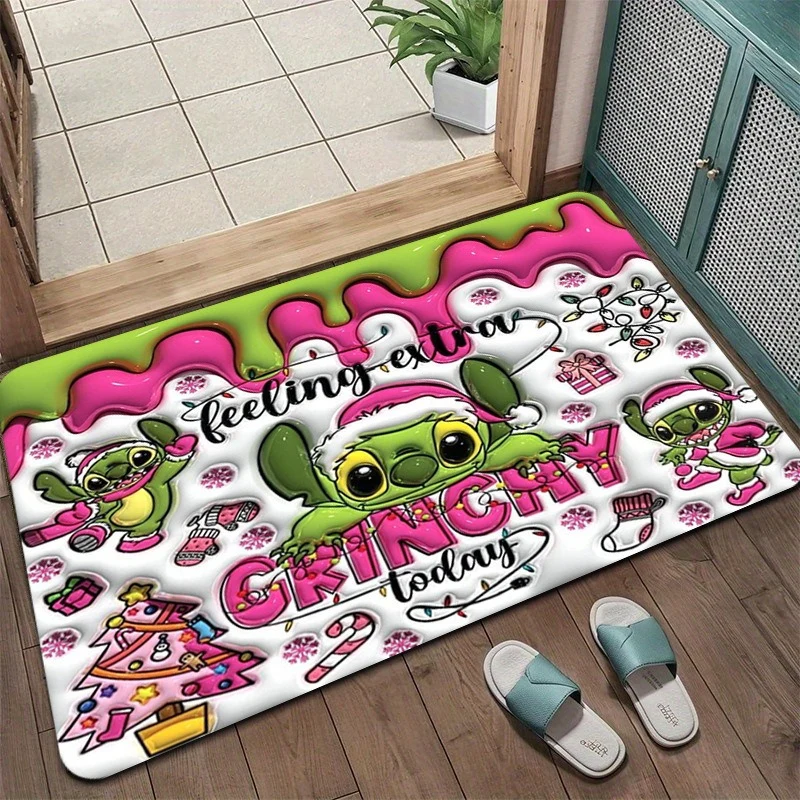 Grinch Christmas Themed Doormat Stornfield