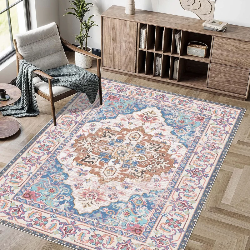 Geometric Pattern Area Rug Stornfield