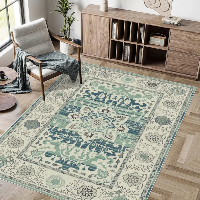 Geometric Pattern Area Rug Stornfield