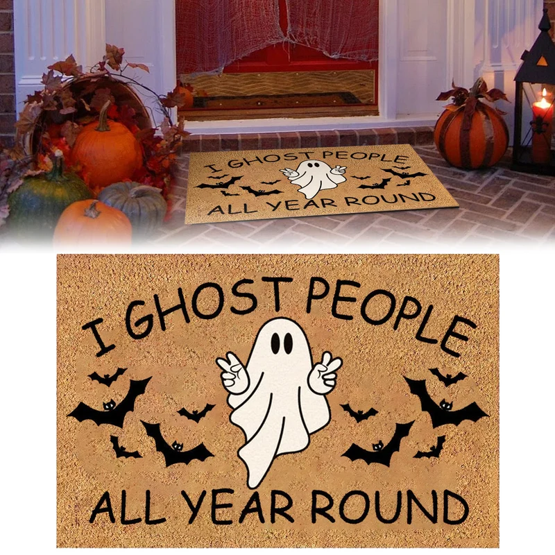 Funny Horror-Themed Doormat Stornfield