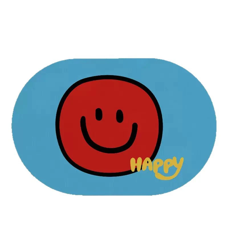 Fun Smiley Face Area Rug Stornfield