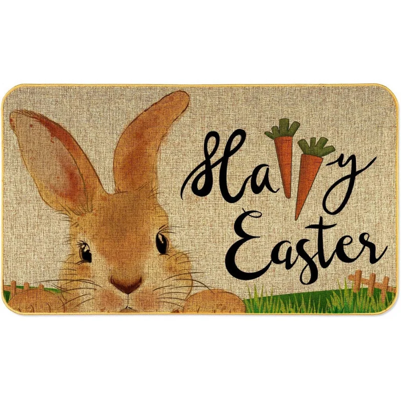 Floral Themed Welcome Mat Stornfield