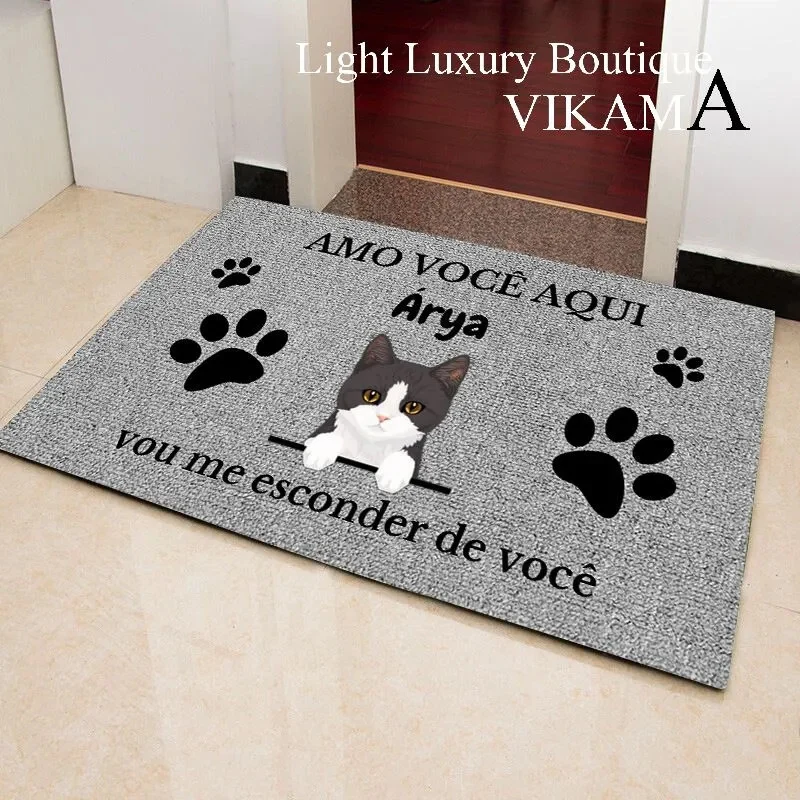 Floral Themed Welcome Mat Stornfield