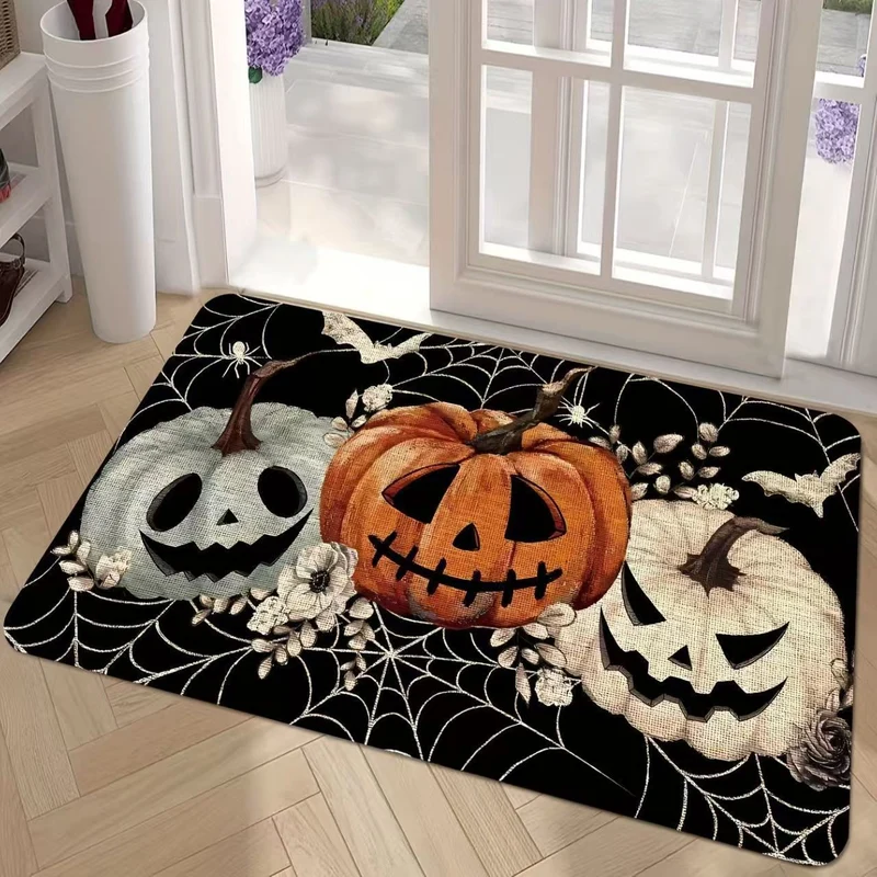 Floral Themed Welcome Mat Stornfield