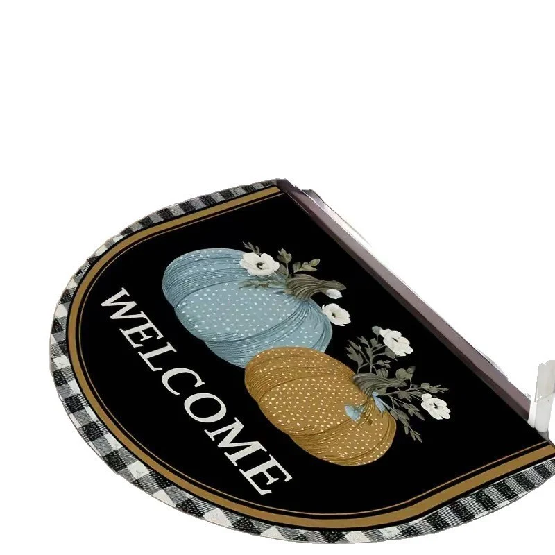Floral Themed Welcome Mat Stornfield