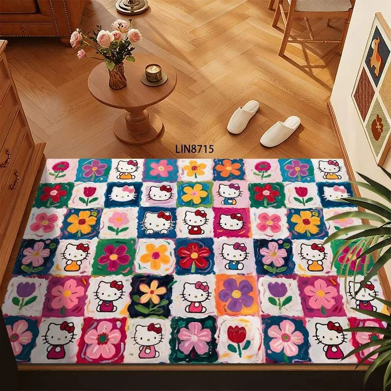 Floral Pattern Decorative Floor Mat Stornfield
