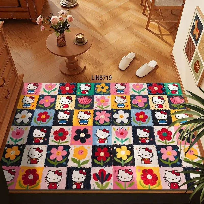 Floral Pattern Decorative Floor Mat Stornfield
