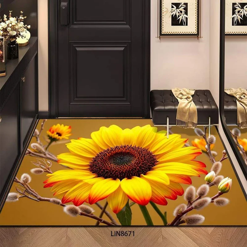 Floral Design Area Rug Stornfield