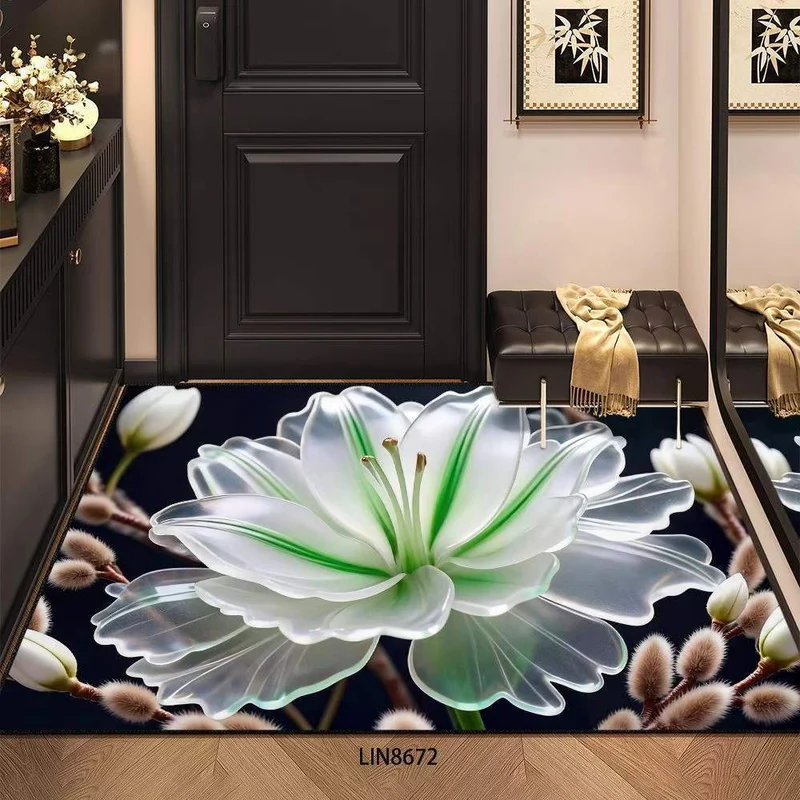 Floral Design Area Rug Stornfield