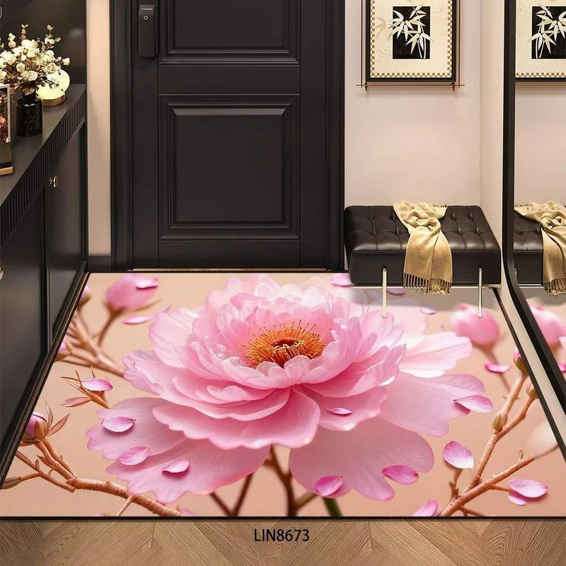 Floral Design Area Rug Stornfield