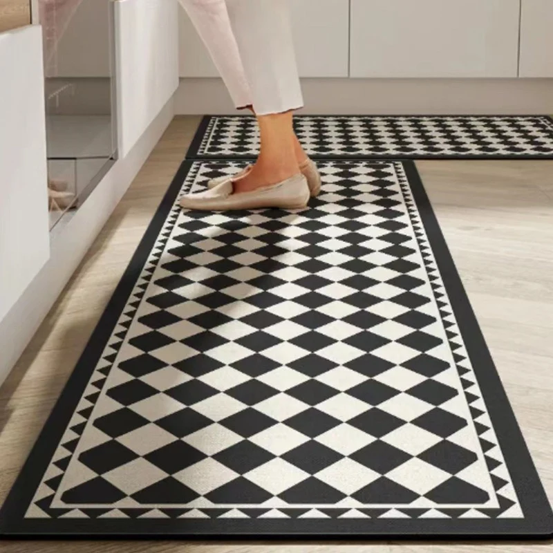 Floral Design Anti-Fatigue Kitchen Mat Stornfield