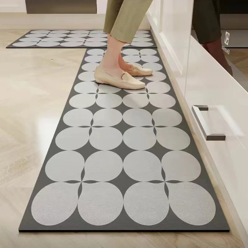 Floral Design Anti-Fatigue Kitchen Mat Stornfield
