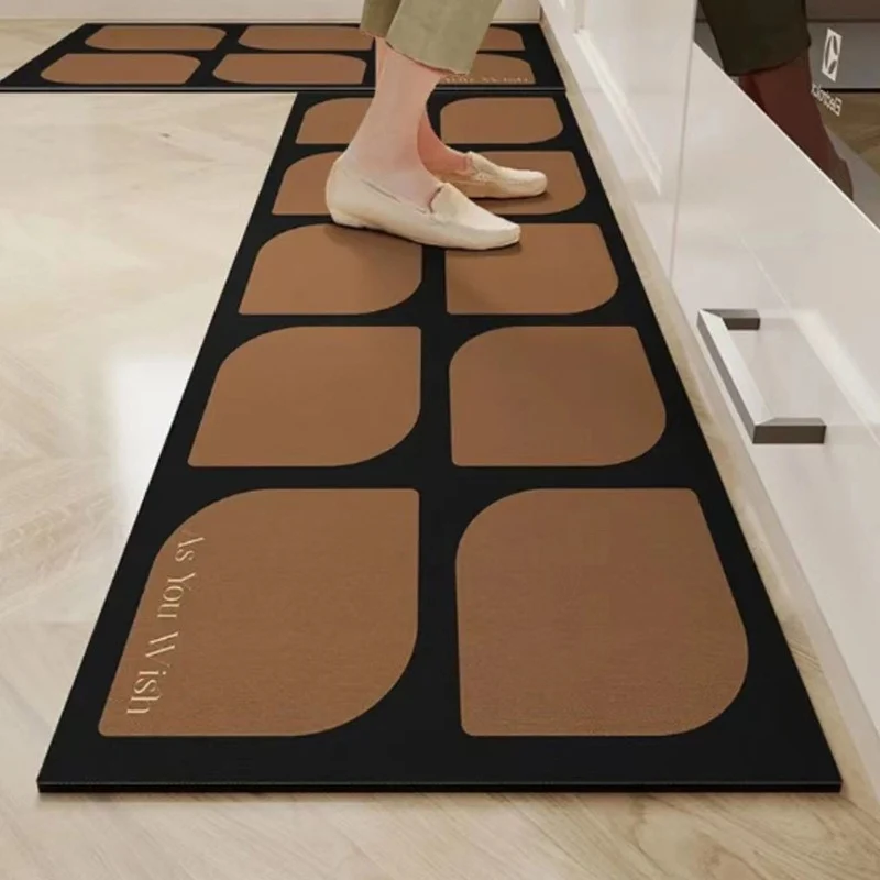 Floral Design Anti-Fatigue Kitchen Mat Stornfield