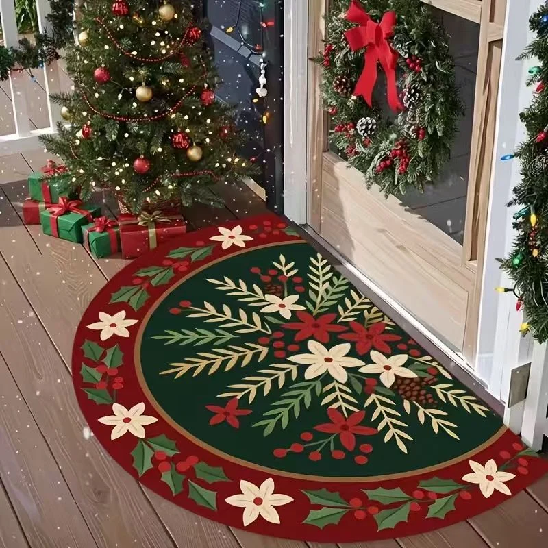 Festive Reindeer-Themed Welcome Mat Stornfield