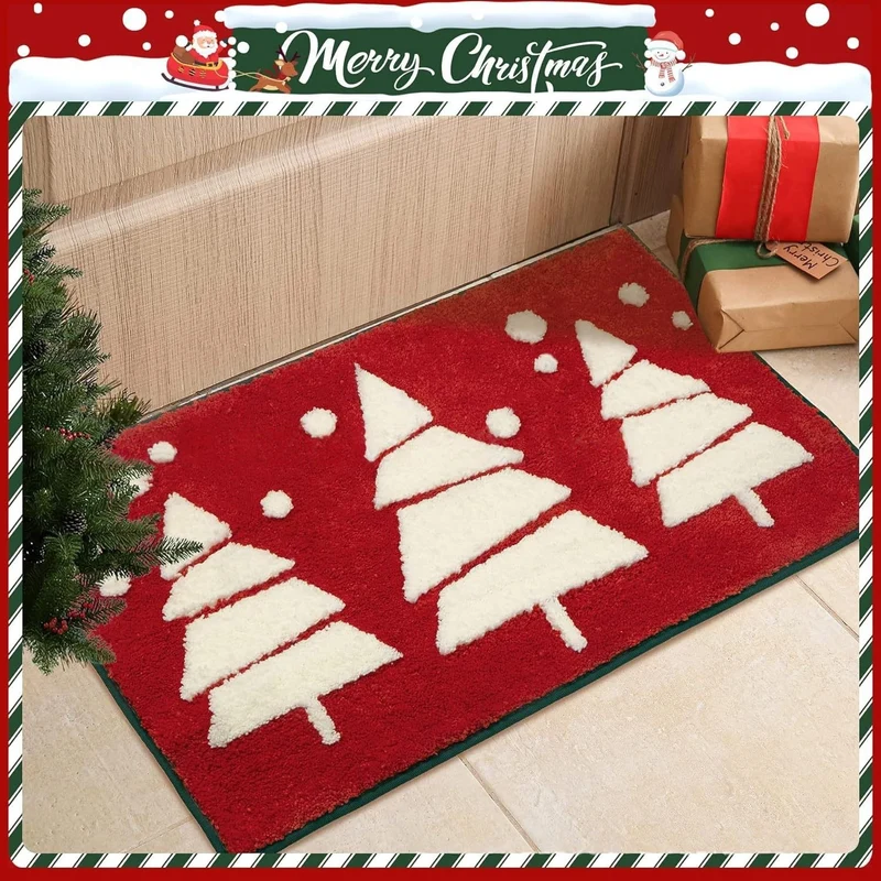 Festive Holiday Welcome Mat Stornfield