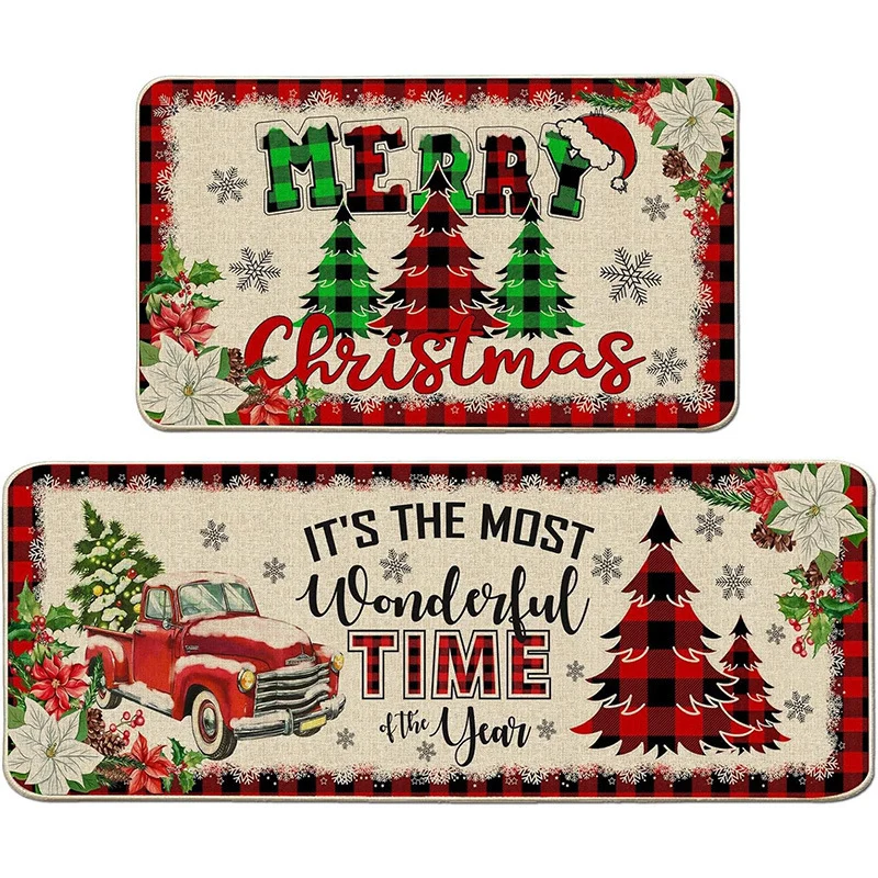 Festive Holiday Themed Doormat Stornfield