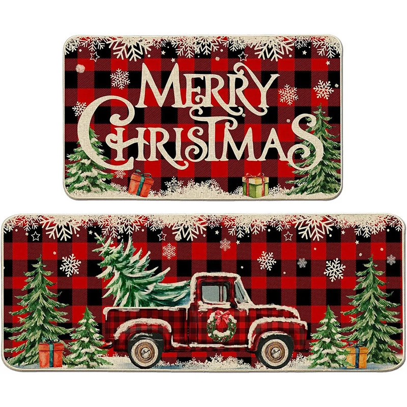 Festive Holiday Themed Doormat Stornfield