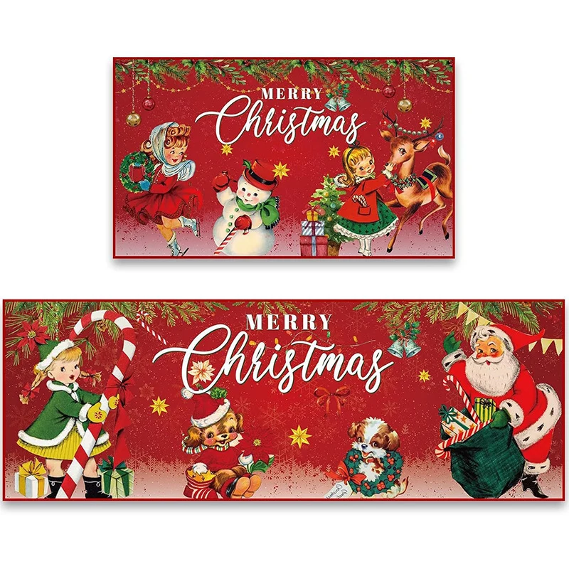 Festive Holiday Themed Doormat Stornfield